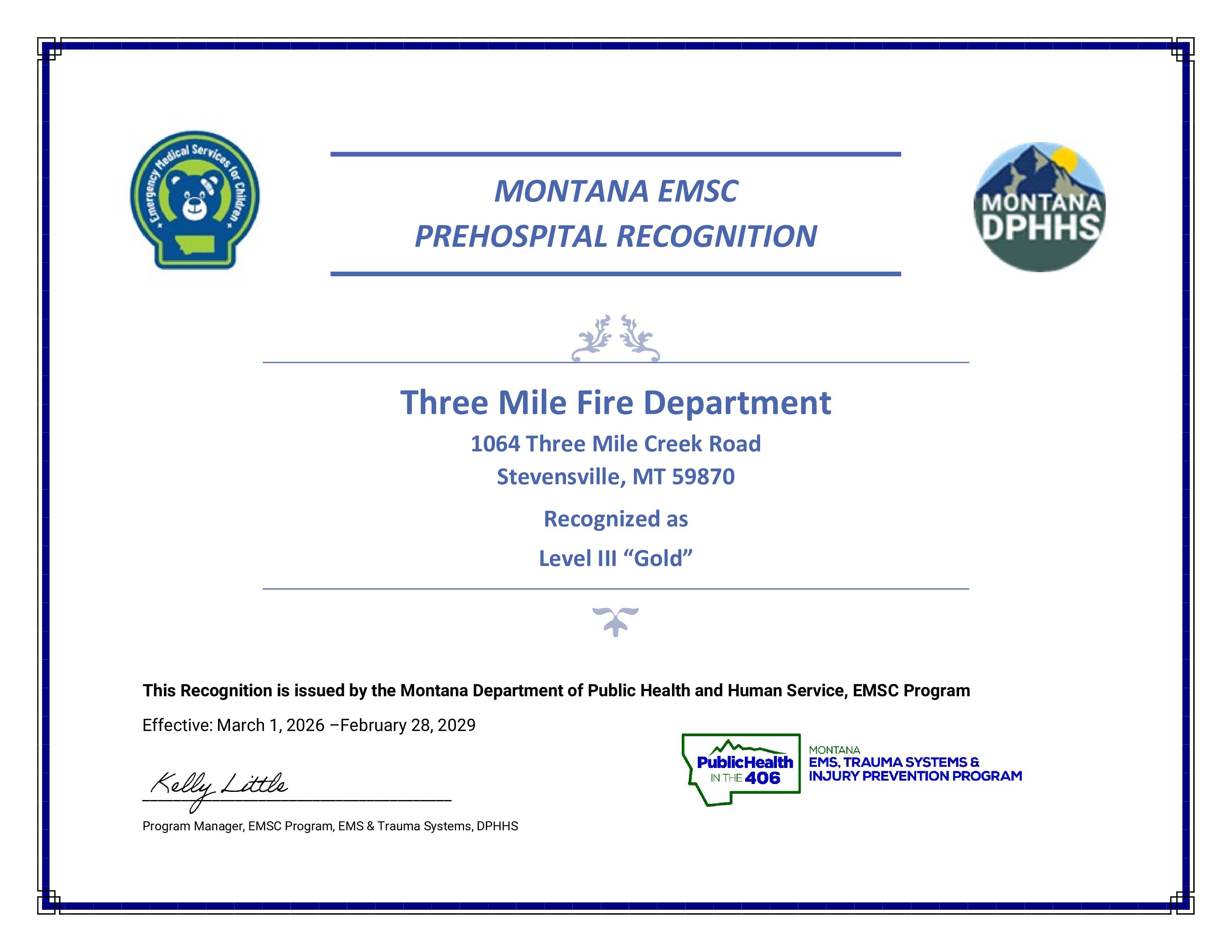 Pediatric Gold Provider recognition